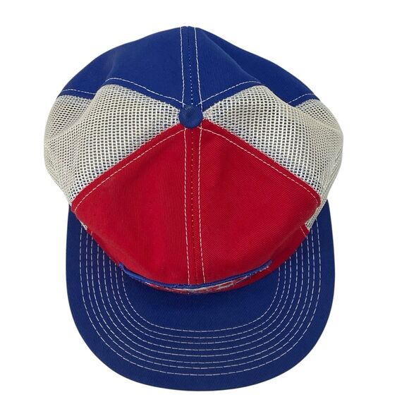 VTG Jacques Seeds Red White & Blue Hat Snapback Cap USA K-Brand Trucker (H6) - Picture 3 of 8